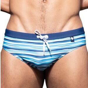 Andrew Christian Surf Stripe Bikini XL Extra Large